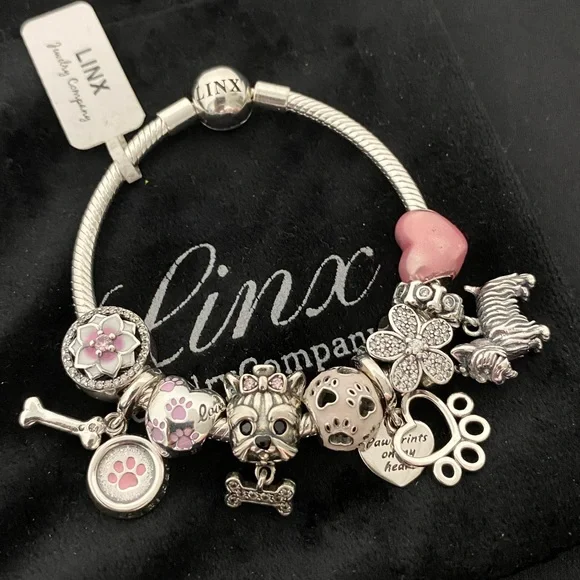 Yorkshire Terrier Dog Charm Bead For Snake Chain Bracelets - Fits Pandora, Chamilia & Other Major Brands - View #13